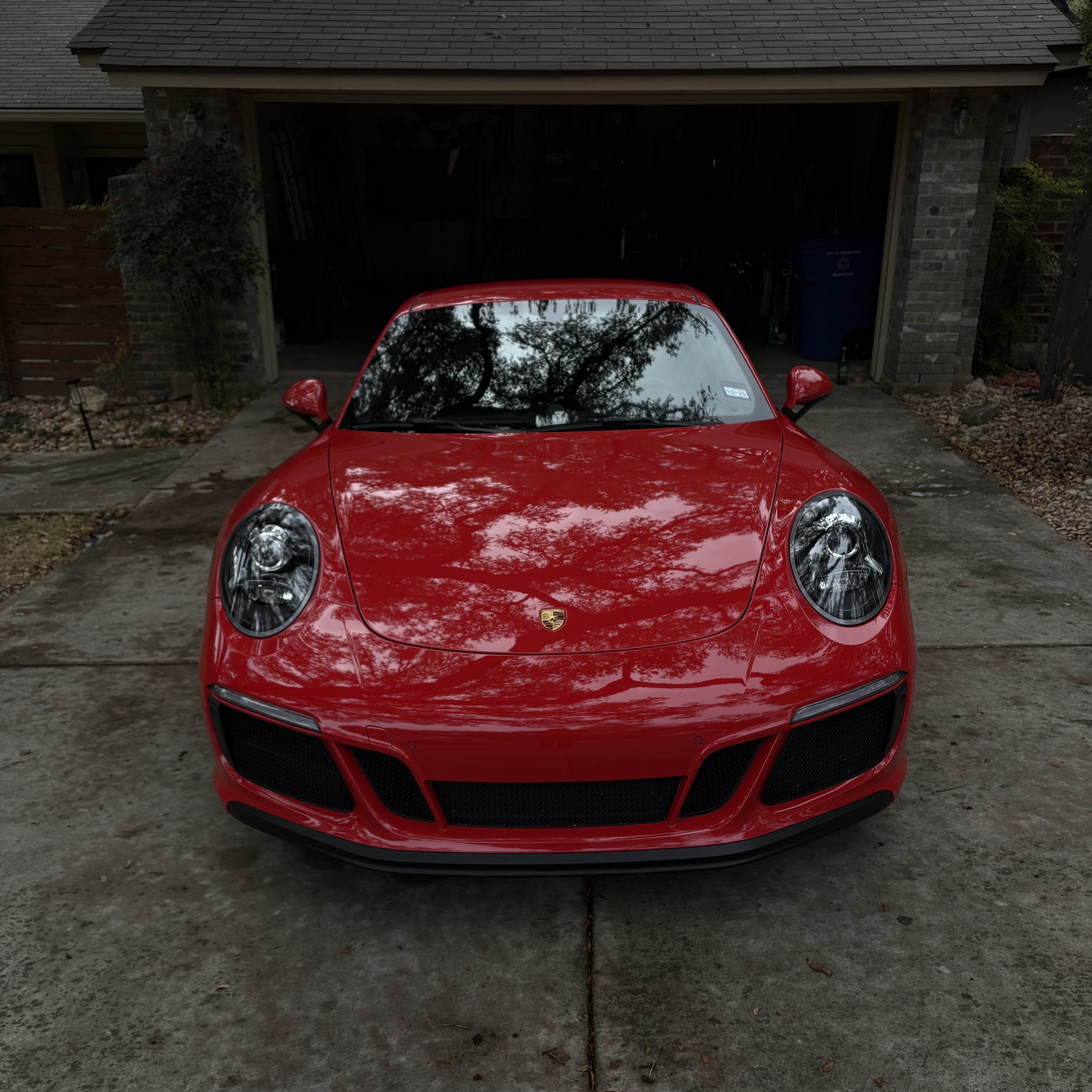 Ceramic Coating Service - Red Porsche with glossy finish